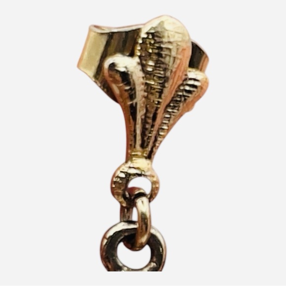 Light-Dainty Dangling Gold-Filled Filigree Opal Post Earrings - 14k Gold Posts - Picture 6 of 7